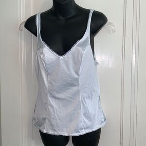 Vanity Fair white nylon camisole
